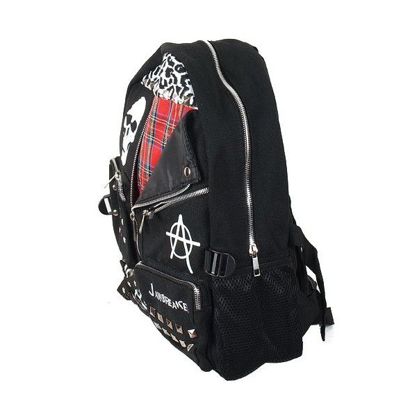 JAWBREAKER ANARCHY OI BIKER STUDS SPIKE BACKPACK ROCK GOTHIC PUNK EMO
